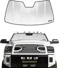 Windshield Sun Shade for Ram 2500/3500 2010-2018. Reflective Aluminum Film Front Window Sunshade - BLAZBLOCK