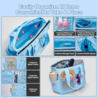Odoland Soft Cooler Bag - Leakproof & Insulated, 2-in-1 Collapsible Design, Dry/Wet Separation, Large Soft Sided Cooler with Multi-Pocket Design for Beach, Picnic, Camping, Day Trip, Family Size