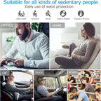 Lumbar Support Pillow,Memory Foam Back Support for Office Chair,Computer Chair,Car Seat,Recliner and Couch with Breathable 3D Mesh Cover,Ergonomic Design Orthopedic Backrest for Back Pain Relief