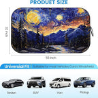Foldable Windshield Sun Shade for Car – 240T Reflective UV and Heat Shield with Storage Bag | Keeps Interior Cool