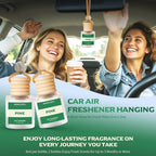 Car Air Freshener Diffuser Hanging, Pine Fragrance Oil