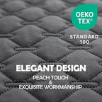 gogobunny 3X Stronger Waterproof Pet Blanket, Scratch Proof Furniture Protector for Dogs Cats, Reversible Cover 30x30 Inch, Dark Grey