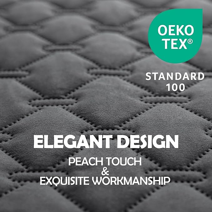 gogobunny 3X Stronger Waterproof Pet Blanket, Scratch Proof Furniture Protector for Dogs Cats, Reversible Cover 30x90 Inch, Dark Grey