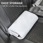 Waterproof Sweating Car Seat Cover for Post Gym Workout, Running, Swimming, Beach and Hiking, Universal Fit Non-Slip Bucket Seat Protector for Cars SUV Trucks, Machine Washable (White)