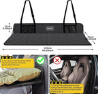 EULANT Portable Air Mattresses for Sleeping,Synthetic Leather Car Rear Seat Mattress Extension Plate,Folding Car Bed Mattress Increase Travel Trunk Space & Car Bed Camping Space for Car/SUV/Model Y/3
