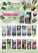 Wakaba Young Leaf YLLS59 JDM Tree frog 12 packs Lemon Squash Scents Air Freshener, Black Panda