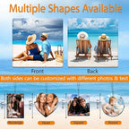 5-500pcs Custom Air Fresheners with Picture, Double Sided Car Air Freshener with 20 Scents, Personalized Gifts for Valentine's Day Birthday Anniversary (Square)