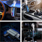 Smart Car Air Freshener with Three Adjustable,2026 New Smart Car AirS Freshener Diffuser Long Lasting, Air Freshener Vent Clips for Car Office Home Bedroom (Diffuser+3Pcs White tea)