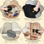 Pet Hair Removal Glove for Cats & Dogs, 2025 Newly Upgraded Electrostatic Pet Hair Gloves, Reusable Pet Hair Remover Tool for Clothing, Couch, Carpet, Curtain