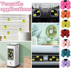 Wuyaoyao 6PCS Bow Car Air Freshener Clips, Cute Bow Car Air Vent Clip, Coquette Auto Air Conditioning Outlet Diffuser Perfume Clips, Interior Decoration, Auto Decor for Women Girls (Yellow, 6PCS)