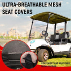 Golf Cart Front Seat Covers for Yamaha G29/drive Drive 2 2007+, Durable Polyester Fabric Yamaha G29 Seat Covers, Breathable Washable