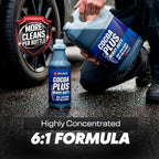 Wheel and Tire Cleaner – Acid Free, Concentrated 6:1 Rim Cleaner Spray – Professional Brake Dust Remover – Briggs Cocoa Plus, Safe for Chrome, Painted & Alloy Wheels – 128oz