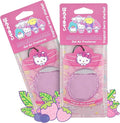 Hello Kitty and Friends Car Air Freshener (Hello Kitty - Tropical Berry Sherbet) Hanging Gel Area Deodorizer, Long-Lasting Car Scents Air Freshener, Cute Automotive Sanrio Accessories Decor, 2-Pack