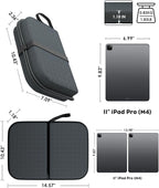 Gel Seat Cushion, Portable Travel Cushion for Long Sitting, Thick & Foldable, 14.5" x 10.5" Large Size Chair Seat Cushion for Office Chair Car Wheelchair, Relief Sciatica Coccyx Pain