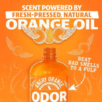 Angry Orange Pet Odor Eliminator 8 oz. bottle- Industrial Strength Pet Odor Remover - Makes (4) 32oz. Bottles - 1 Gallon - Neutralizes and Sanitizes Tough Pet Odors Fast