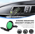 2PCS 30mm Car Diffuser Vent Clips, Tree of Life Aromatherapy Essential Oil Diffuser Locket with 12 Felt Pads, Stainless Steel Car Diffuser Locket Air Freshener (Style 2)