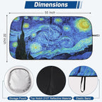 Windshield Sun Shade - Car Sun Shade Windshield, Reflector Sunshade Offers Ultimate Sun Protection for Hatchback, Truck, SUV, MPV