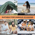 Coverado Tesla Model Y Air Mattress, One Click Self Inflating Tesla Y Sleeping Pad, Wireless Pump & Light Function, 4.5" Thick Comfort Flocking Model Y Air Bed, Tesla Model Y Mattress Fit 2020-2026