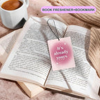 Cute Pink Aura Car Air Freshener, Funky Y2K Inspirational Daily Affirmations Air Freshener Hanging 3 Pcs for Cars Closet Drawer or Books, Girly Preppy Car Accessories Mirror Decor for Women