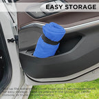 Waterproof Seat Cover Towel, 2PCS Premium Sweat Carseat Protector, Perfect for Universal Anti-Slip Car Truck SUV Seat, Great for Surfing Yoga Gym Workout, Royal Blue
