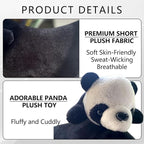 Car Headrest Pillow 2PCS Plush Bear ＆ Bunny Car Seat Headrest Pillow - Memory Foam Neck Support Cushions for Comfortable Driving, Easy Install & Washable (Black)
