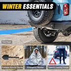 Nilight Car Emergency Kit with Jumper Cable Air Compressor Tire Repair Essential Tools First Aid Alligator Connector Electrical Kit for Travel Camping Outdoor Cars Truck SUV RV