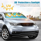 Beach Palm Car Windshield Sun Shade Foldable Sunshade Front Window Cover Sun Visor Protector Accessories (59x27.5 inches)