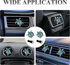 Cute Turtle Themed Air Vent Clips, 2-Pack, Car Interior Accessories, Sea Turtle Decor, Unique Gift for Women, Beachy Coastal Style for Car Enthusiasts and Nature Lovers