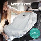 Baby Uma Infant Car Seat Cover Baby - UV Shielding & Heat Blocking Universal Sun Shade for Baby Car Seat, Reflective & Foldable PET Aluminium Cover
