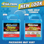 Star Tron Enzyme Fuel Treatment Concentrate, 128 Fl. Oz. – Treats up to 2,048 Gallons – Rejuvenate & Stabilize Old Gasoline, Cure Ethanol Problems, Improve MPG, Reduce Emissions, Increase Horsepower