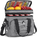 Maelstrom Portable Collapsible Soft Cooler Bag – 24/30/60 Cans Double-Deck Leakproof Ice Chest for Beach, Camping & Grocery