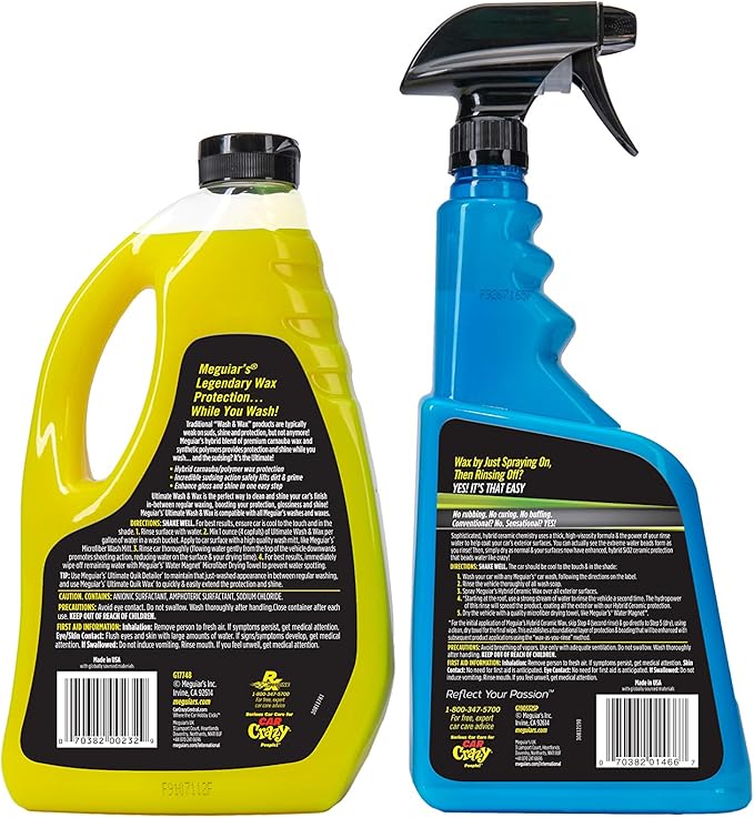 Meguiar's G55163 Premium Wash & Hybrid Ceramic Wax Kit