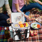 Cooler Bag Insulated Picnic Bag Large Lunch Box Reusable Tote Bag Soft Sided Portable Beach Cooler Grocery Camping