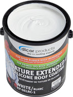 Dicor RP-SELRC-1 Signature Extended Life EPDM Rubber Roof Coating - White, 1 Gallon Can