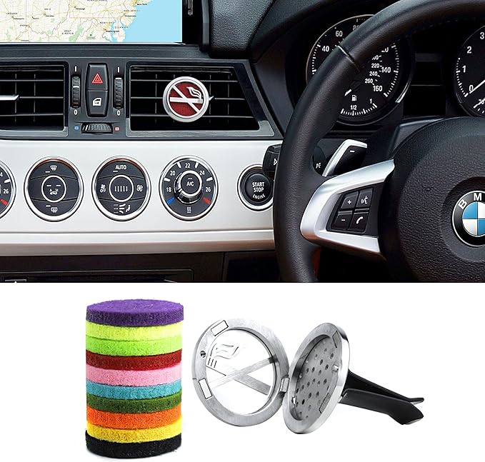 30mm Car Diffuser Vent Clip Aromatherapy Car Essential Oil Diffuser Vent Clips Car Air Fresheners Scents Diffuser Vent Clip (No Smoking)