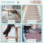Carpet Rake for Pet Hair Removal, Reusable Pet Hair Removal Tool 56” Adjustable Long Handle Pet Hair Removal Broom, Cat Dog Hair Remover Carpet Brush Scraper for Rugs, Mats, Couch