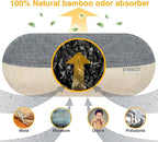 Car Air Freshener, 100% Activated Bamboo Charcoal Air Purifying Bag | Lasts 365+ Days | Fragrance-Free Deodorizer - Absorb Smoke Smell and Bad Odors