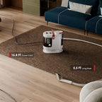 Portable Upholstery and Carpet Cleaner Machine, 15Kpa Spot Cleaner Deep Cleans Pet Stains, Couch Cleaner with 3 Tools and Self-Cleaning System for Area Rugs, Furniture, Stair, Car, Scarlet
