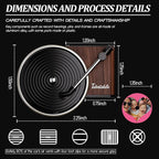 WOCOCN Customized Photo Car Air Freshener, Double-Sided Record Player Design, Unique Turntable Vinyl Shape,Meaning Gifts for Dad, Mom, Friends, Colleagues（9pcs）