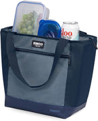 Igloo MaxCold Soft Coolers, Insulated Soft Sided Cooler Bag, Foldable Reusable & Leak Proof Food Grocery Bag, Portable Travel Cooler