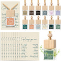 Maxdot 36 Set Christian Religious Gift Church Empty Hanging Car Air Freshener Diffuser Bottles 8ml for Essential Oils Employee Appreciation Sunday School Pastor Boss Nurse