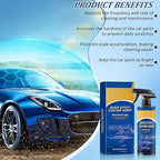 Car Coating Spray,New Quick Effect Coating Agent Spray,Quickly Coat Car Wax,Car Scratch Wax Polish Sprays Waterless Wash,Oil Film Emulsion Glass Cleaner with Sponge and Cloth,4FT.OZ (2PCS)