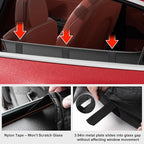 Dog Car Door Protector – 20% Larger Design for Sedans, Family Cars and Small SUVS, 2 Packs Thickened PU Material Waterproof Door Panel Covers, Protects Doors from Dog Scratching