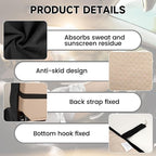 Car Seat Covers 2pcs Black Waterproof Towel Car Seat Cover Universal Fit for Most Trucks SUV Fitness Athletes Pets Gym and Water Sport