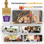 Car Air Freshener Hanging Diffuser – Long-Lasting Essential Oil Scent (Up to 60 Days) – Non-Toxic & Eco-Friendly – 2-Pack Auto Fresheners Made in USA