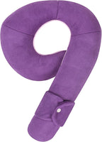 Kids Travel Neck Pillow, Toddler Travel Pillow for Car & Airplane and Head & Chin Support, Comfortably Travel Neck Pillow for Road Trip Sleeping, Gifts for Toddler/Kids (Deep Purple & Light Purple)