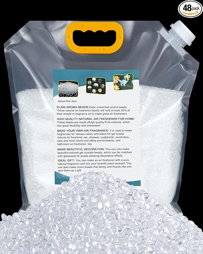 3LB Unscented Aroma Beads for Car Freshies freshie beads freshie supplies DIY Homemade Natural Eva Beads Bulk