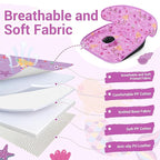 Piddle Pad Car Seat Liner- 2 Pack Waterproof Soft Car Seat Protector for Potty Training,Travel-Friendly Baby Toddler Carseat Cover for Spills, Nappy Leaks, Accidents (Purple, 2PC)