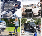 Pressure Washer Gun and Hose Kit, 3000PSI High Power Pressure Washer Gun Replacement Kit with 26 Ft Hose and 21 Inch Extension Wand and 5 Nozzles