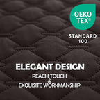 gogobunny 100% Double Sided Waterproof Dog Blanket Soft Pet Bed Cover Reversible Protect Furniture Couch Sofa Car for Puppy Large Dog Cat (Dark Coffee/Light Coffee, 32x53 Inch (Pack of 1))